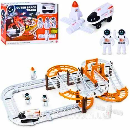 Outer Space Track 🚀 Interaktivna Svemirska Staza sa Vozilom i Astronautima