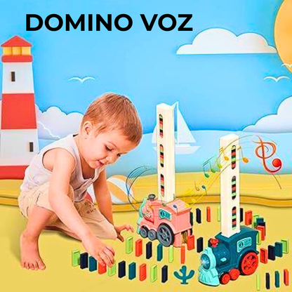 Domino Voz – Automatsko Slaganje Domina za Decu 🚂✨