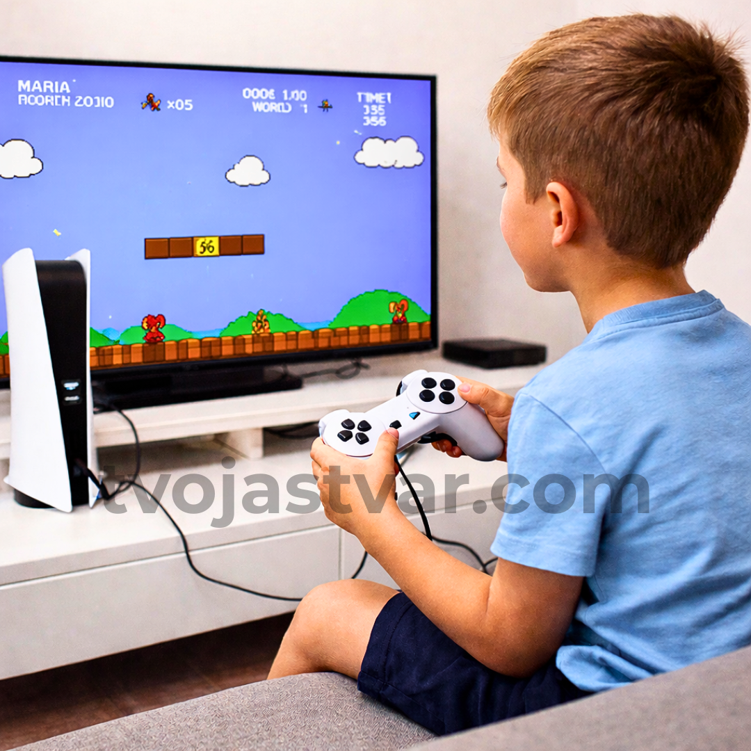 Game Station 5 Retro Konzola – 200+ Klasik Igrica