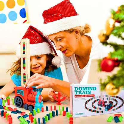 Domino Voz – Automatsko Slaganje Domina za Decu 🚂✨