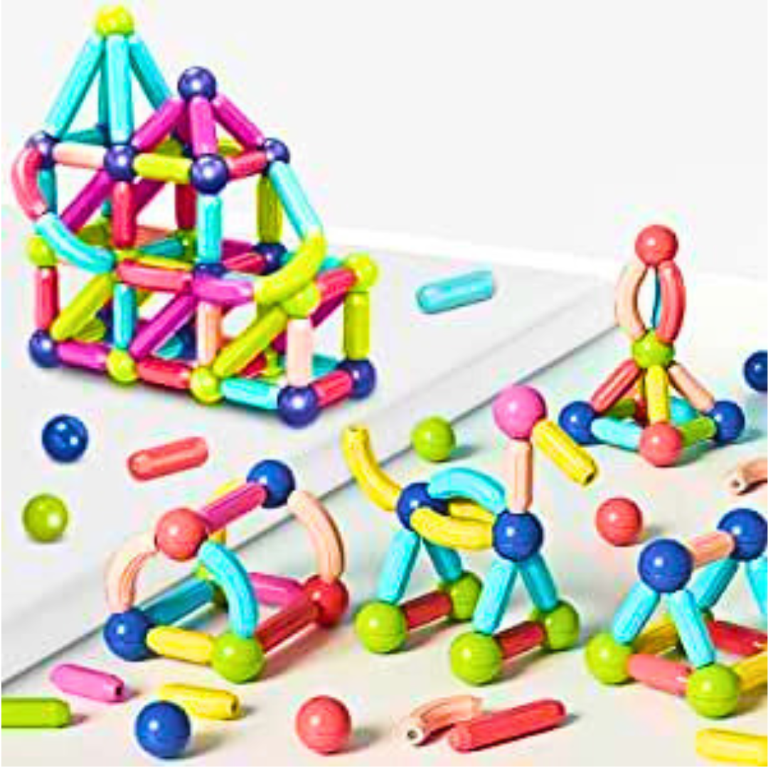 STEM Magnetni Kreativni Set – 64 Delova