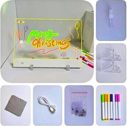 LED Svetleća Tabla za Pisanje i Crtanje