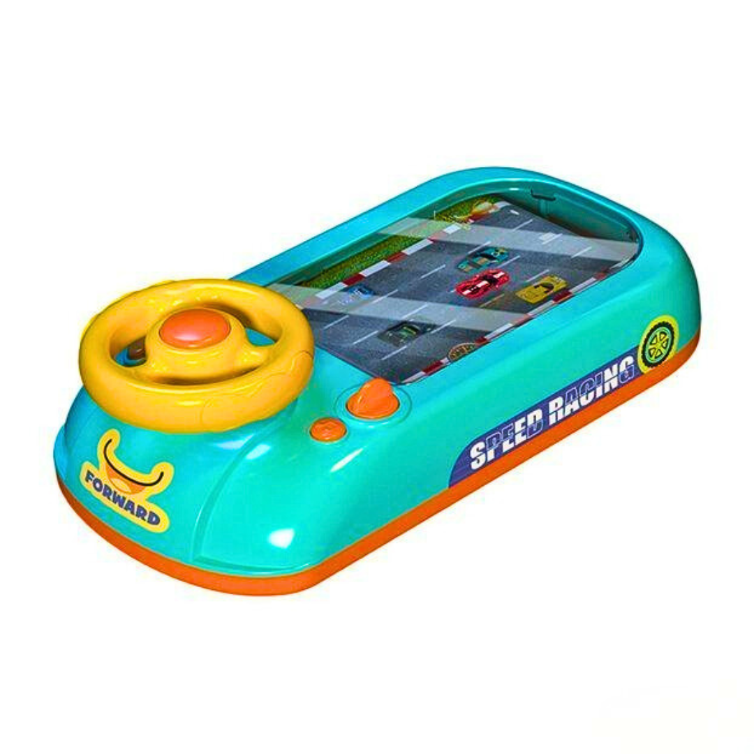 Dečija Trkačka Konzola sa Volanom – Interaktivna Auto Trka Igračka