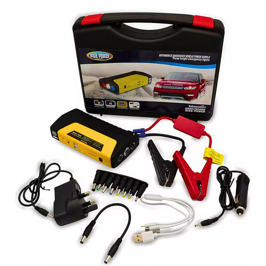 Multifunkcionalni Auto Jump Starter 12V – Prenosni Starter + Power Bank u Koferu