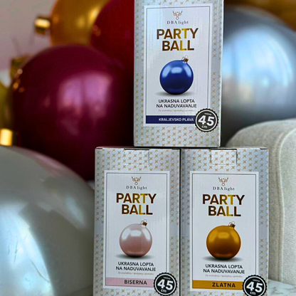 DBA PARTY Ball – Gigantske Novogodišnje Kugle u 20 Boja