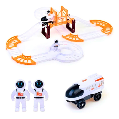 Outer Space Track 🚀 Interaktivna Svemirska Staza sa Vozilom i Astronautima