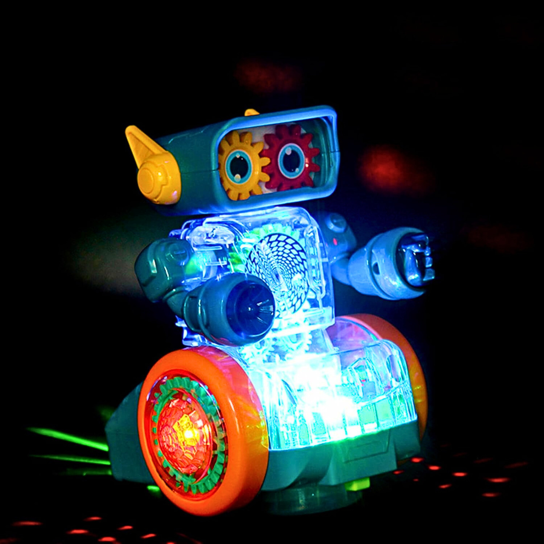 Svetleći muzički ROBOT -  sija, svira i kreće se!