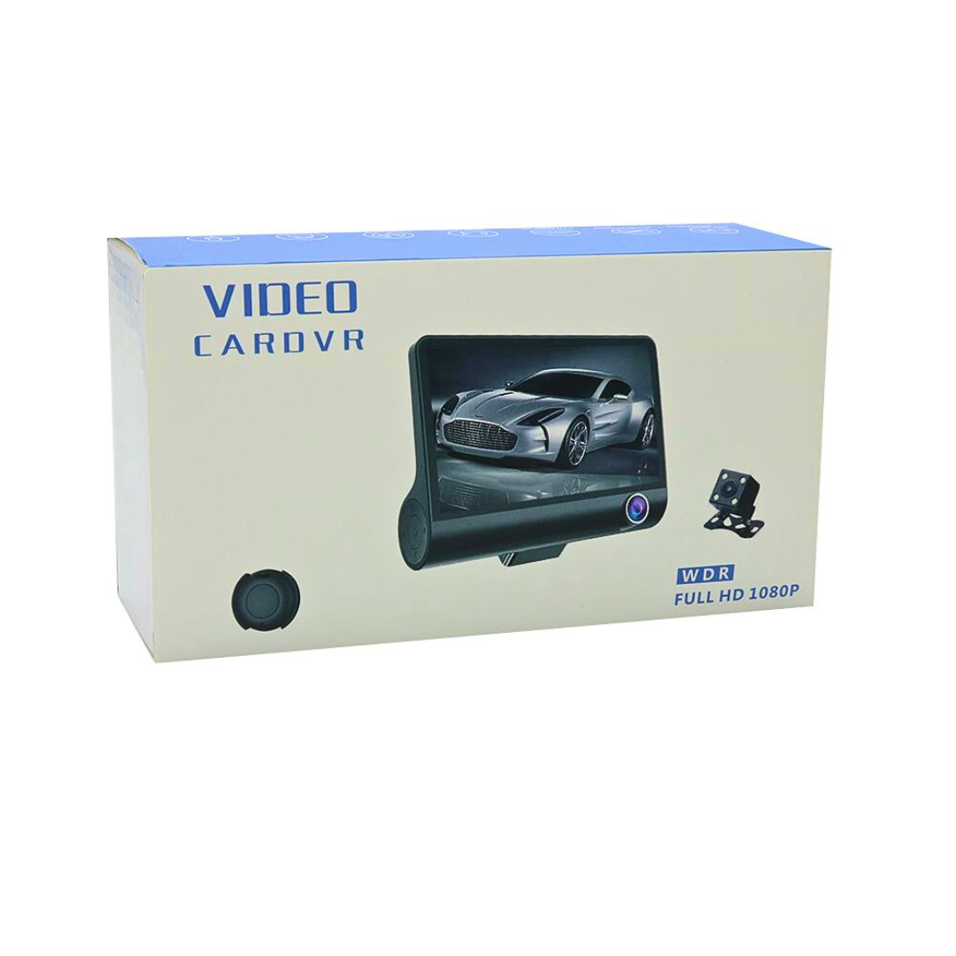 Auto Kamera 3U1 FULL HD 1080p – Prednja i Zadnja Kamera | Noćni Vid & Parking Mod