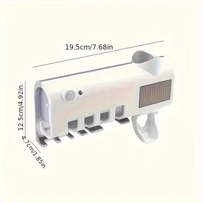 UV Sterilizator za Četkice za Zube + Automatski Dispanzer Paste | Higijena bez Bakterija