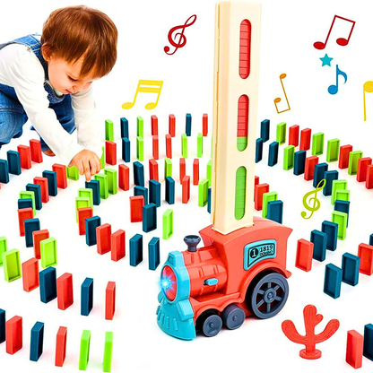 Domino Voz – Automatsko Slaganje Domina za Decu 🚂✨