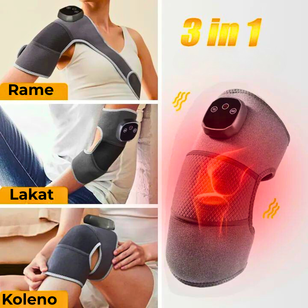 Bežični Masažer za Koleno sa Grejanjem – Ublažava Bol i Ukočenost