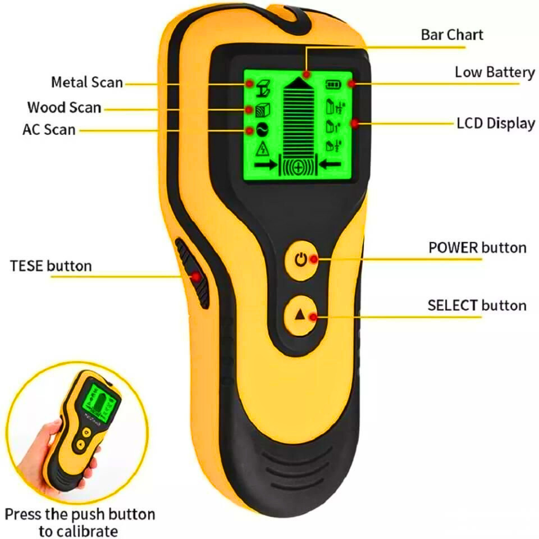 Uređaj Za Skeniranje -Detektor Kablova U Zidu