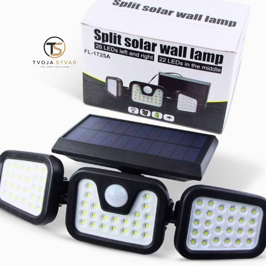 Solarna zidna lampa sa senzorom pokreta