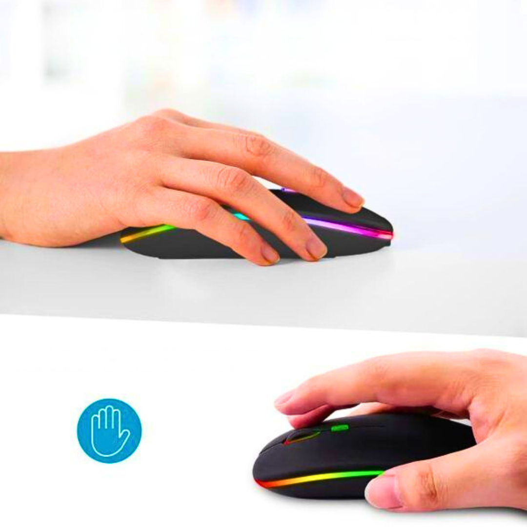 Bežični RGB Miš Za Laptop I Telefon