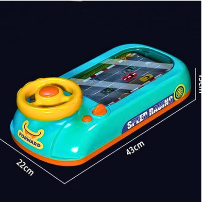 Dečija Trkačka Konzola sa Volanom – Interaktivna Auto Trka Igračka