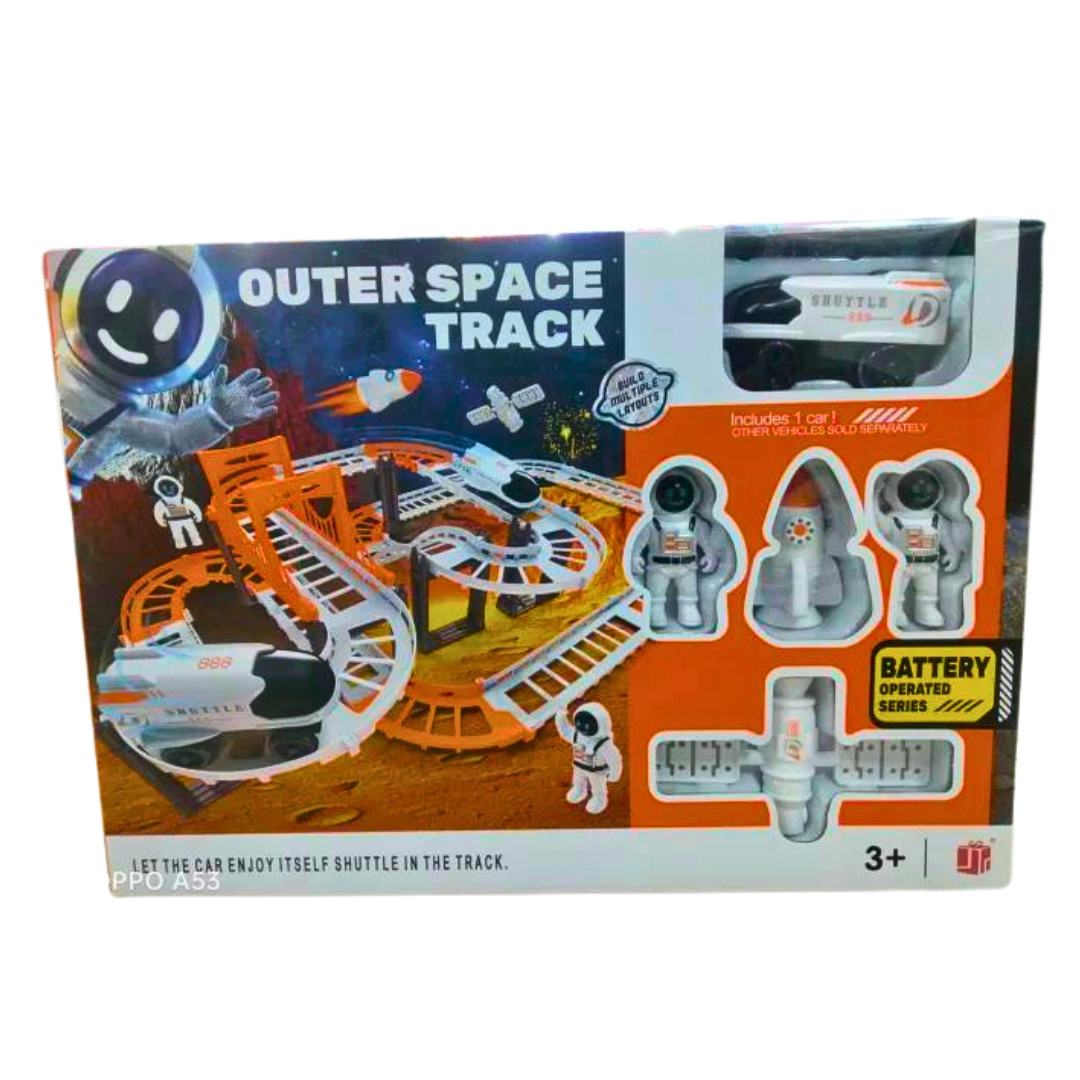 Outer Space Track 🚀 Interaktivna Svemirska Staza sa Vozilom i Astronautima