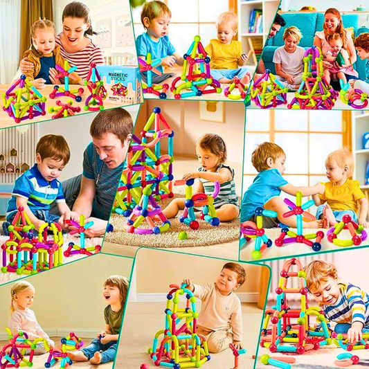 STEM Magnetni Kreativni Set – 64 Delova