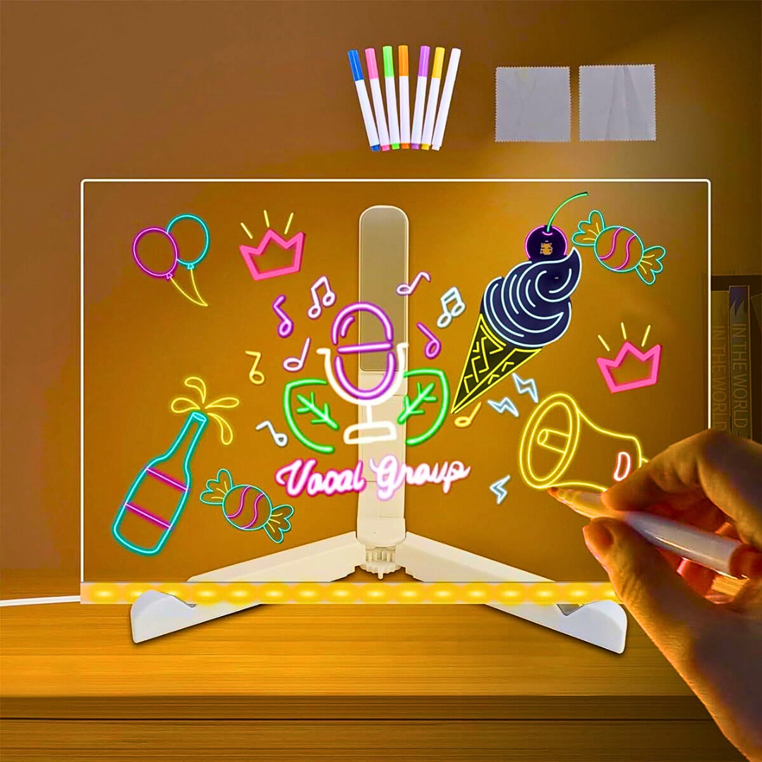 LED Svetleća Tabla za Pisanje i Crtanje