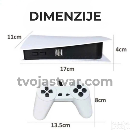 Game Station 5 Retro Konzola – 200+ Klasik Igrica
