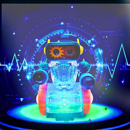 Svetleći muzički ROBOT -  sija, svira i kreće se!