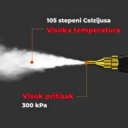 Paročistač Pod Pritiskom sa Dodacima – Dubinsko Čišćenje Bez Hemije
