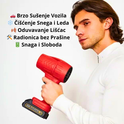 Multifunkcionalni  Duvač 24V– Za Auto, Lišće, Sneg i Garažu